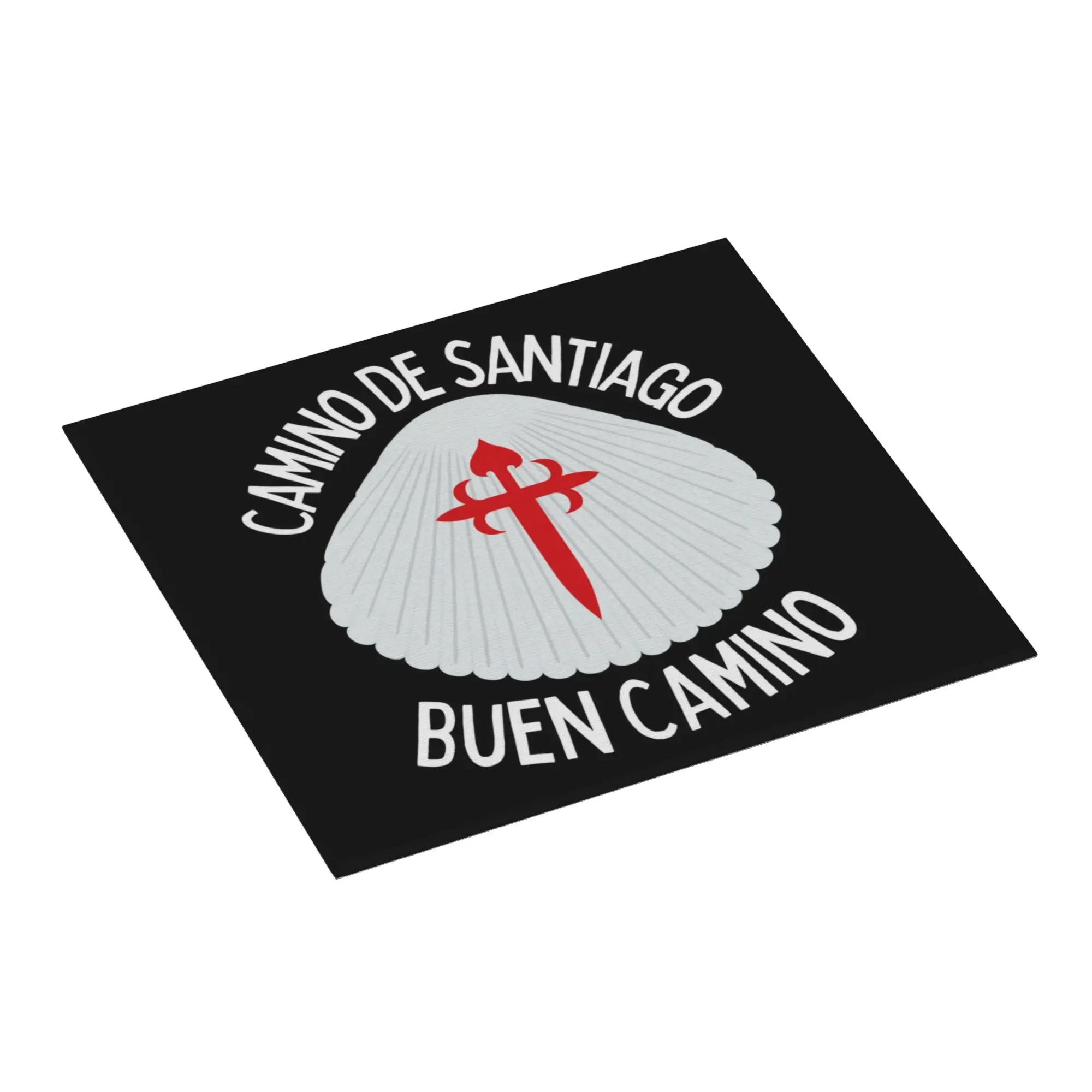 Buen Camino De Santiago Drying Mat For Kitchen Waterproof Non‑Slip Oil Proof Reusable Spain Compostela Countertop Protector Mat