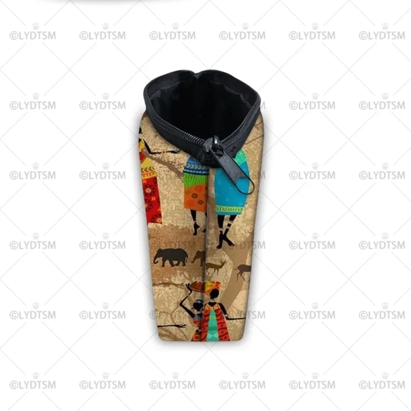 African Woman Print Cosmetic Bag Afro Ladies Makeup Bags Fashion Girls Cosmetic Case Portable Lipstick Storage Bags for Travel