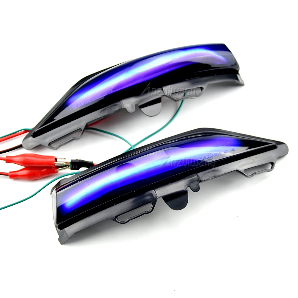 Car Styling For Ford Fiesta ST Line MK8 2018 2019 PUMA 2020 LED Side Wing Dynamic Turn Signal Light Rearview Mirror Indicator