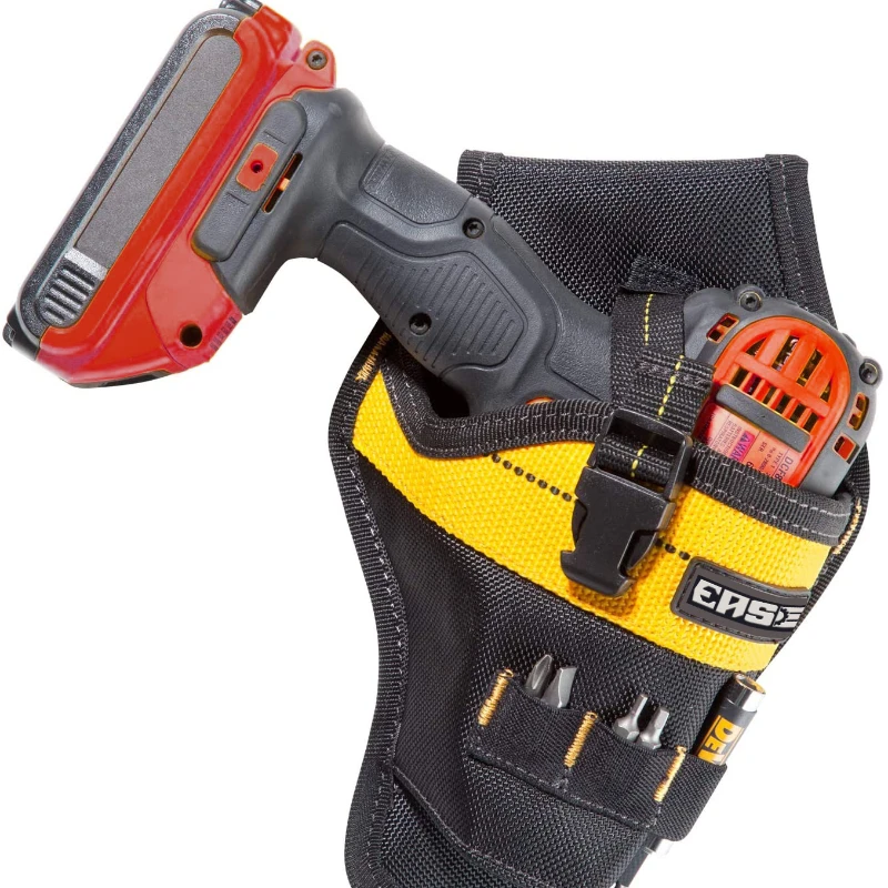 

= Electric drill bag, tool bag, waist bag, multi-functional electrician special maintenance, thickened wear-resistant Oxford too