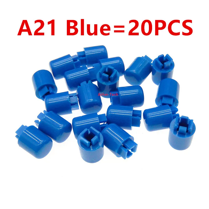 20pcs A21 key cap Round button switch cover button cap for B3F-4055 12*12* 7.3mm square head touch key cap Coloured plastic cove