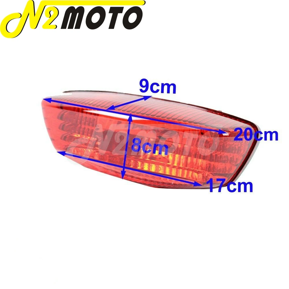 Tail Light Red Brake Lamps Assembly For Suzuki ATV LTF 250 LTZ 250 LTA 400 LTZ 400 LTF 400 LTA500F OZARK QUADSPORT EIGER VINSON