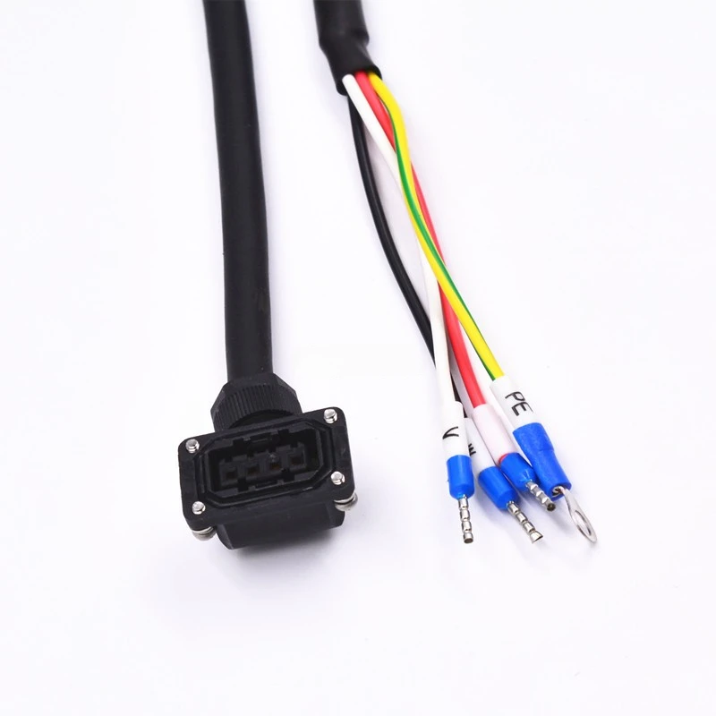 Suitable for Mitsubishi MR-J3/J4/JE-10A/20A/40A/70A series drive, motor MR-PWS1CBL3M 5M10M 15M-A1-L/H power cable