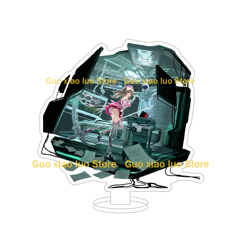 برج الخيال الرسمي الجديد هيلين هيبر ليشيسيس نانتو الكبير أنيمي الشكل الاكريليك حامل مكتب زخرفة هدية العيد #5
