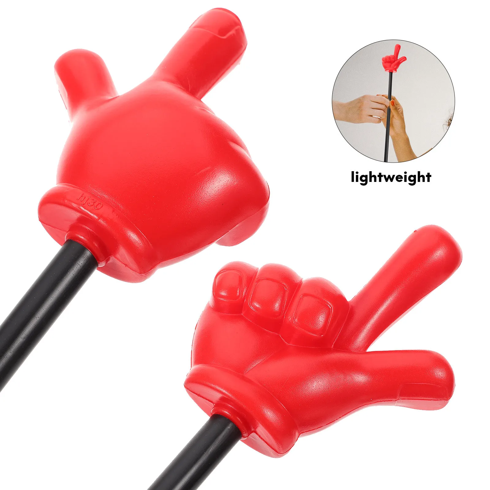 

Thumb Puppet Scissor Shape Hand Pointer For Party Dance Performance Bright Lightweight Fun Gift For ’S Day