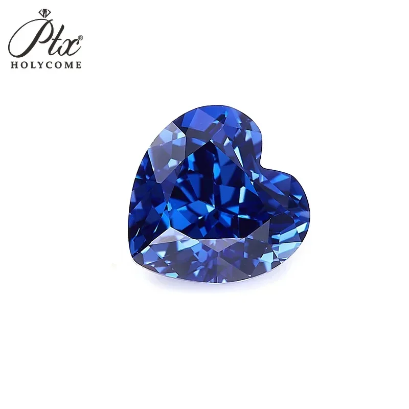 

AGL Brilliant Heart Cut Hot Sale Natural Lab Grown Sapphire VVS1 AGL Certificated Diamond Beads Jewelry Making Charms