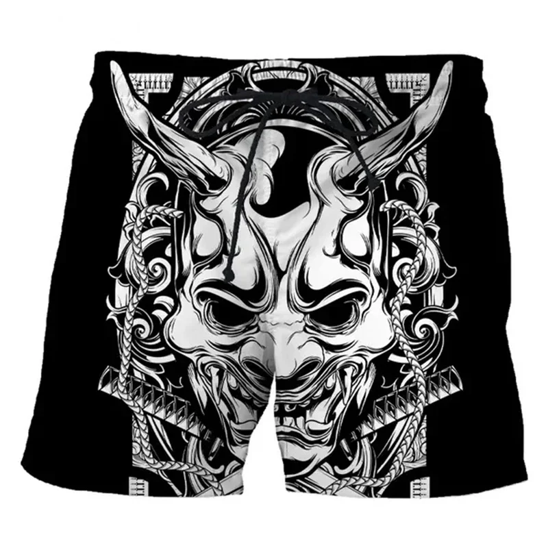 New Men's Summer 3D Banno Element Printed Shorts Men's Fashion Trend Casual Comfort Breathable Quick Drying Ultra-Thin Shorts