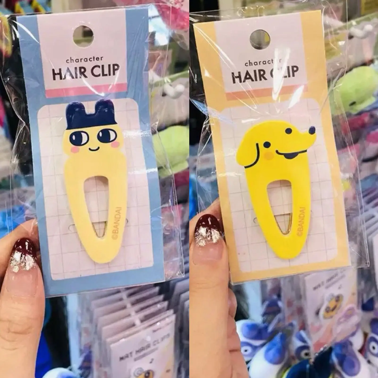 Tamagotchi Electronic Pet Mametchi Kuchipatchi Hair Clips Sweet Girly Bangs Clips Broken Hair Side Hair Accessories view 6