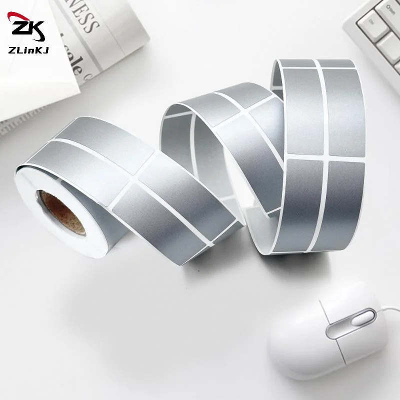 (ZYDD01) 300/500/1000 Pcs/roll Silver Gold Scratch Off Labels Stickers DIY Reward Scratch Card Film