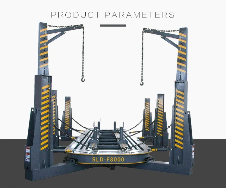 SLD Heavy Truck Chassis Frame Pulling Bench Auto Body Frame Machine Truck