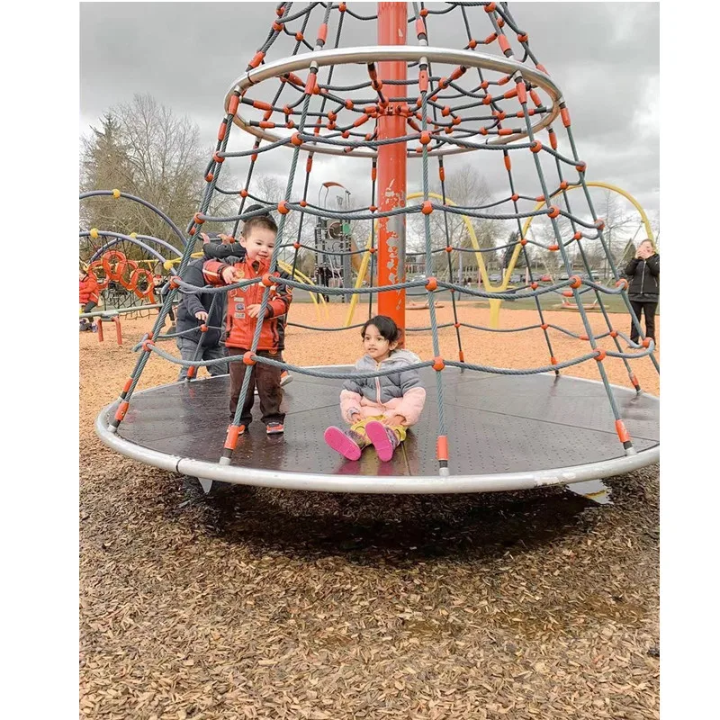Rope Net for Climbing Six -strand Rope Customized Outdoor Playground for Climbing Net Tower Rope in Theme Park