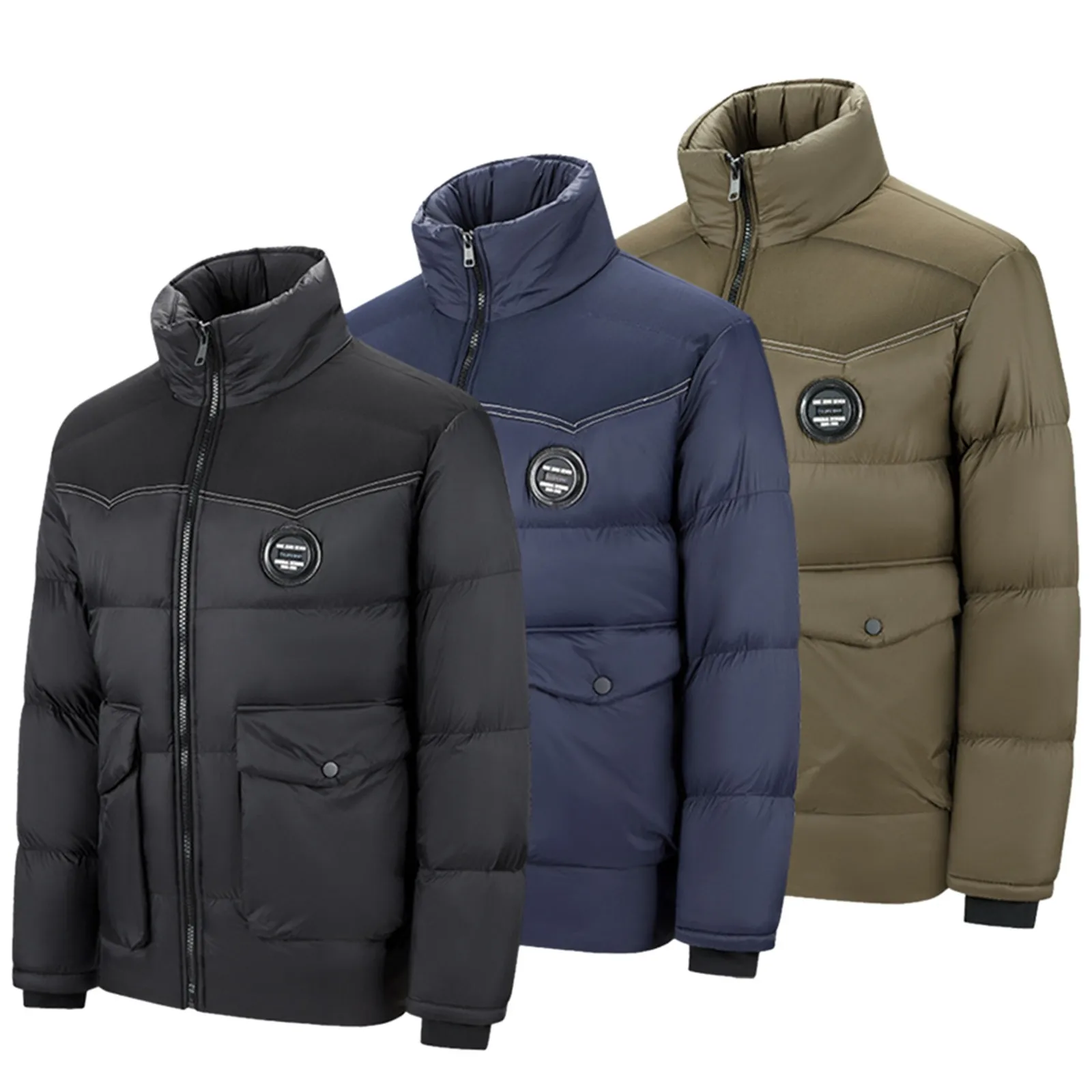 Mannen Winter Herfst Nieuwe Vintage Warme Capuchon Waterdichte Parka Jas Jas Mannen Casual Winddicht Dikke Parka Voor Mannen 2024