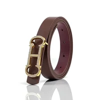 Cinturón de cuero de marca de lujo para mujer, hebilla de aleación de diseñador, correa de cintura de cuero genuino, pantalones vaqueros para mujer, cinturón para vestido