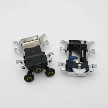 スライド式ドアホイール,スライド式ワードローブ,上下のホイール,ガイドキット,サイドマウント付きプーリーキット