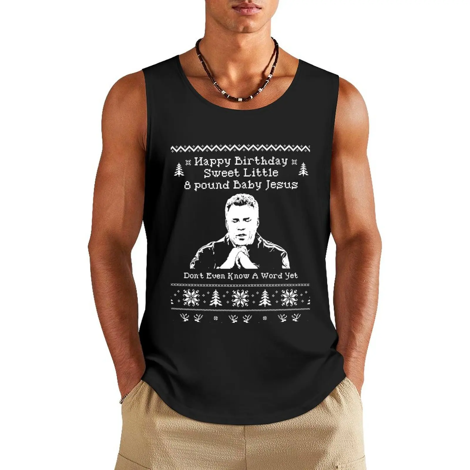 

Happy Birthday Jesus! Tank Top Men's summer clothes 2024 gym wear men vest men clothing men