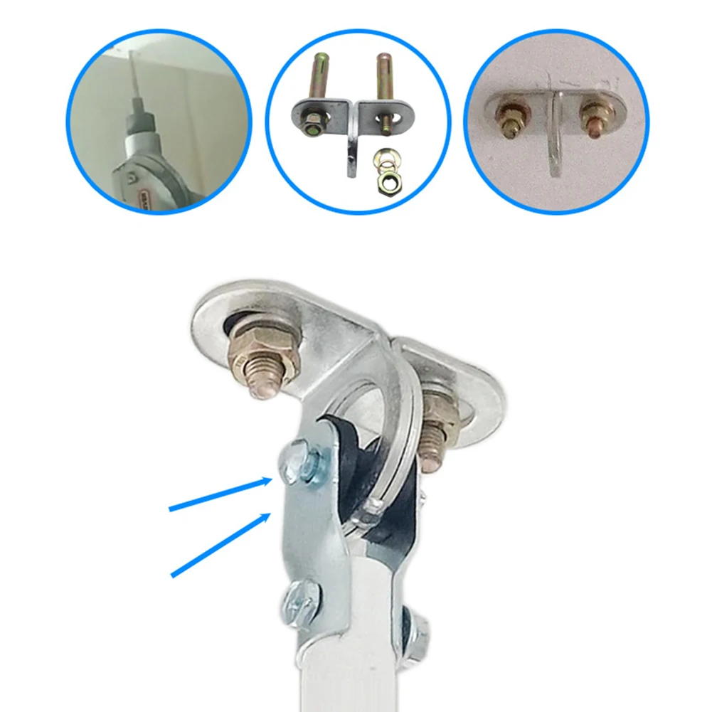Iron Hooks with Ceiling Plates for Stable Hanging of Heavy Objects Including Ceiling Fans Flower Pots Chandeliers and Swings