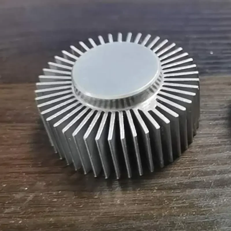 

50x22mm Round LED COB Heatsink Radiator Aluminum Heat Sink Radiator for Household Lamp Radiator Replaceable cnc customize