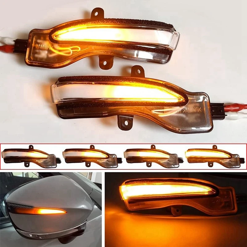 

Car Dynamic Turn Signal LED Rearview Mirror Indicator Blinker Light For Mazda CX-3 CX-4 CX5 KE 2016-2018