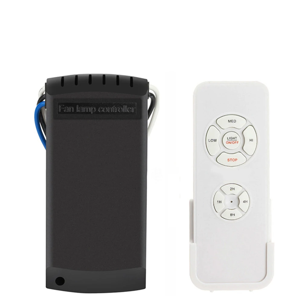 Universal Ceiling Fan Lamp Remote Control Kit Timing Wireless Control Switch Adjusted Wind Speed Transmitter Receiver