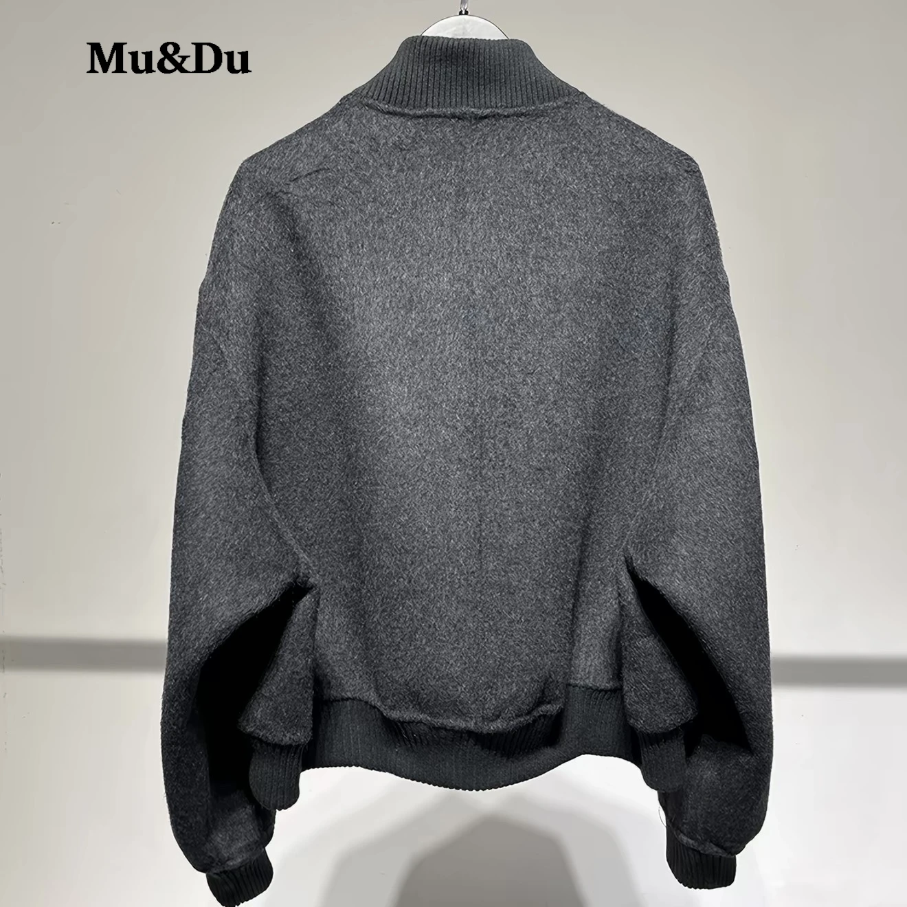 Women Short Wool Coat New Single Breasted Ladies Jacket Retro Female  Bomber Outerwear Autumn Winter 2026