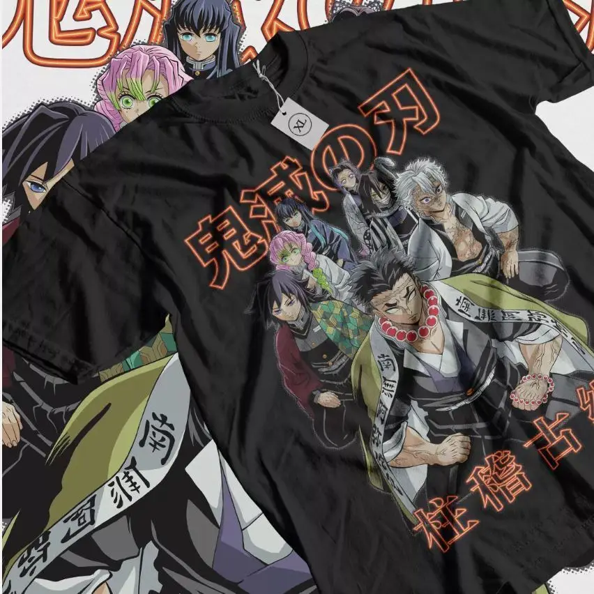 Hashira Demon Slayer T-Shirt Kimetsu No Yaiba Tengen Horror Anime Gift Shirt