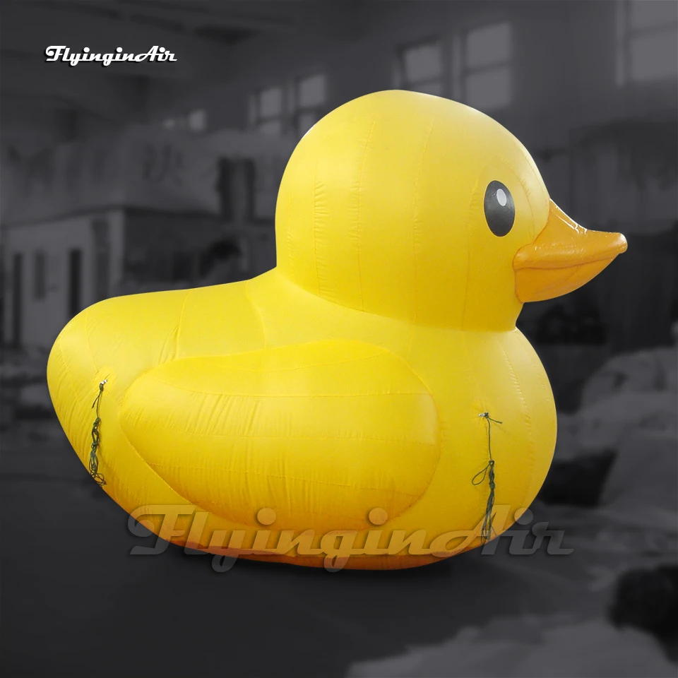 Advertising Large Yellow Inflatable Rubber Duck Balloon Cartoon Animal Mascot Model For Park Decoration