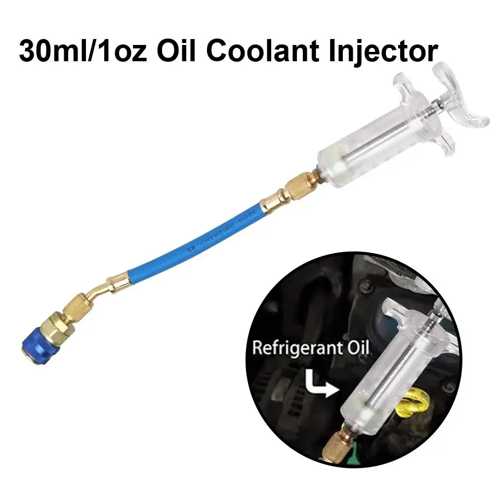 

Car Engine Oil Coolant Filling Pipe A/C Oil Dye Injector Tube Car Injections Coolant Accessories Tools Refrigerants Tool Fi D5G5