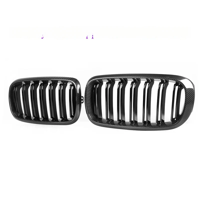 

Прочная передняя решетка из препрег-углеволокна с двойными ламелями для BMW X5 F15, X5M F85, F16, X6M F86, 2015-2019 гг.