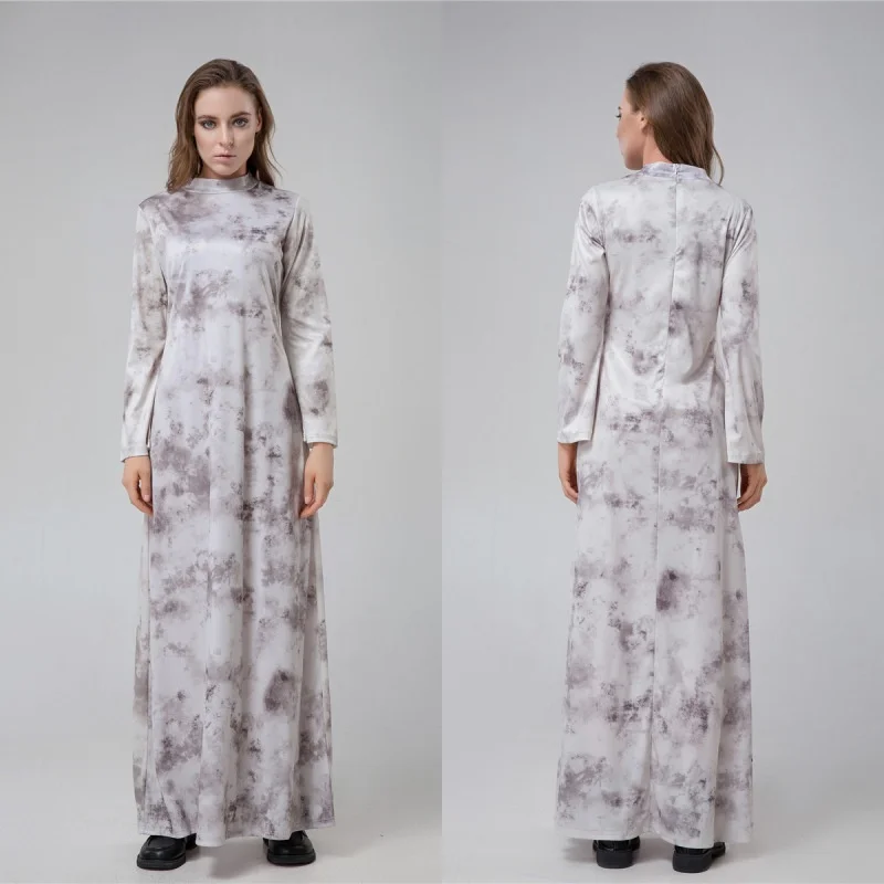 زي هالوين مرعب، فستان بطبعة هيكل عظمي وشبح عروس ومصاص دماء، ملابس أداء، زي صيني تقليدي للنساء #2