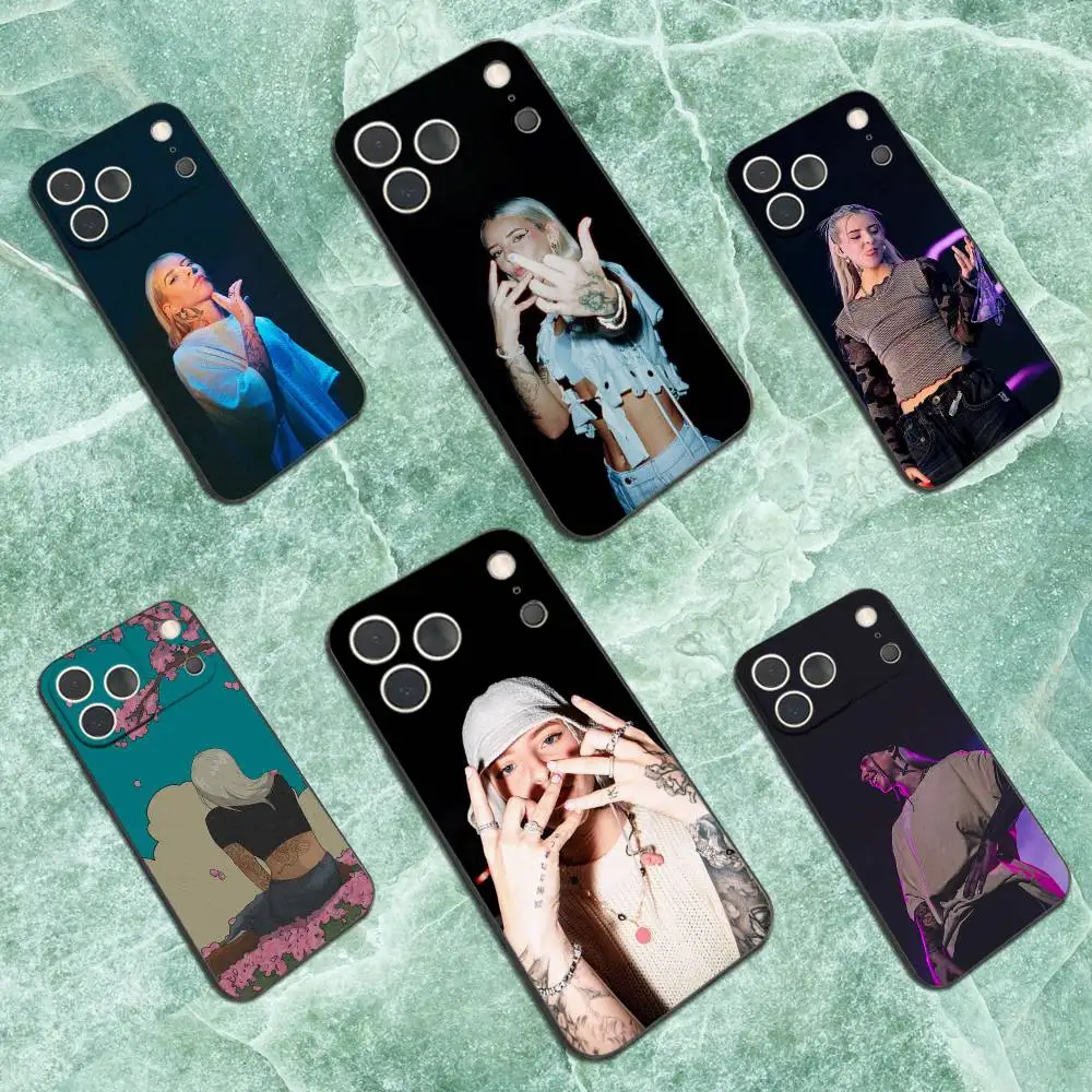 

Singer Y-Young M-Miko Phone Case For iPhone 17,16,15,14,13,12,11 Plus,Pro Max,XS,X,XR,SE,Mini,8,7,Soft Silicone Black Cover