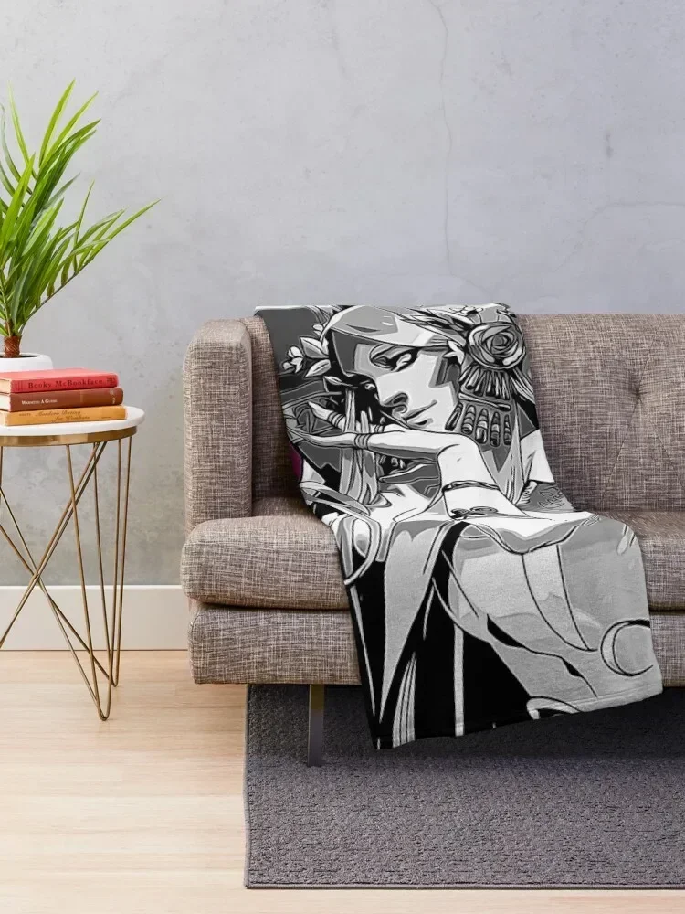 Aphrodite - Hades Throw Blanket Flannel Fabric Summer Beddings Thin anime Blankets