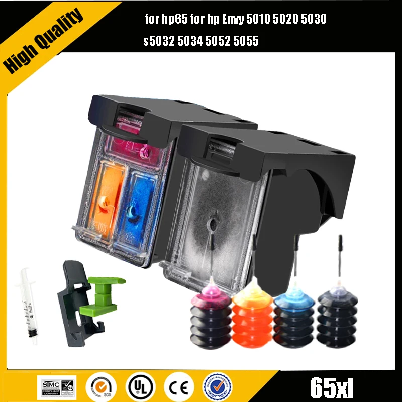 

Чернильный картридж Einkshop 65XL, совместимый с hp 65 XL, картридж для hp65xl, hp65 для hp Envy 5010 5020 5030 5032 5034 5052 5055