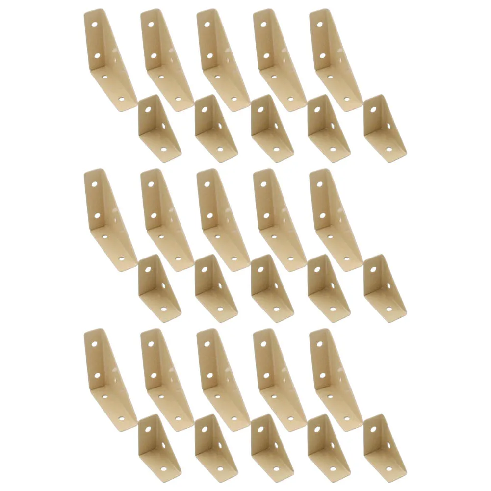 Wrap-around Fixing Furniture Reinforcement For Furniture Stability Thickened Cold-rolled Steel 3 Sided Bed Frame Brackets