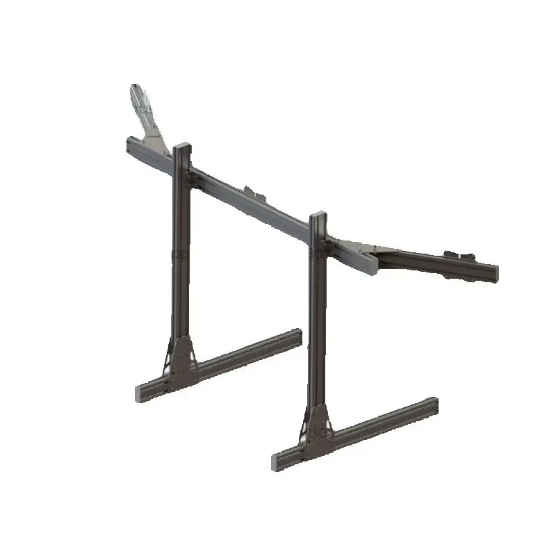 Suitable for Simulating Racing Car Three Screen Integrated Bracket Aluminum Profile Racing Simulator Screen Bracket Hanger