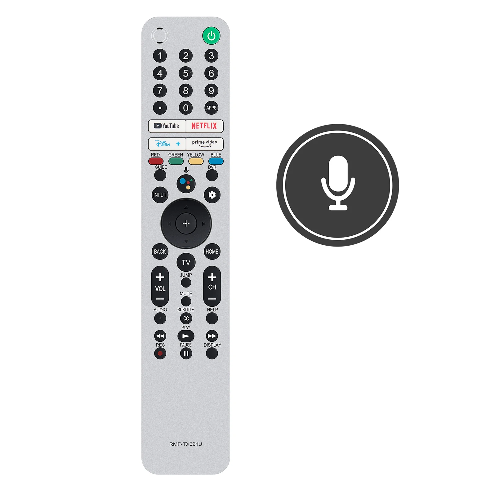 New RMF-TX621U Voice Replaced Remote Control Fit For Sony Bravia LED Smart TV XR-55A90J XR-65A90J XR-75Z9J XR-83A90J