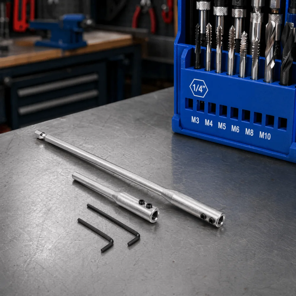 4pcs High Carbon Steel Drill Bit Extension 1/4in Hex Shank 150mm Length / 300mm Length Wood Spade Bit Round Shank Compatible