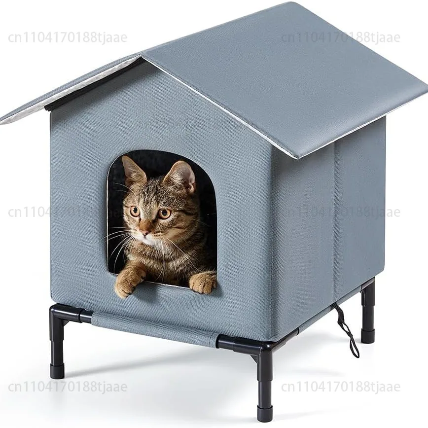 popular outdoor heating cat house wild refuge cat house rain and snow nest stray house
