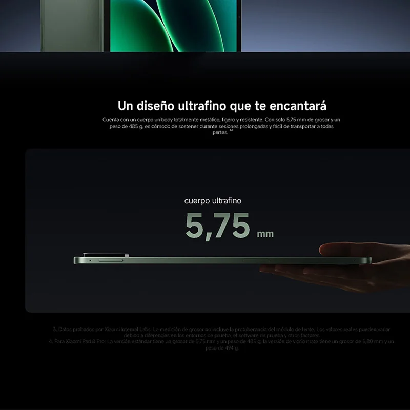 Xiaomi Pad 8 Pro,Wi-Fi,tableta,11.2″,Snapdragon® 8 Elite,50 MP Cámara,9200 mAh,IPv6 4