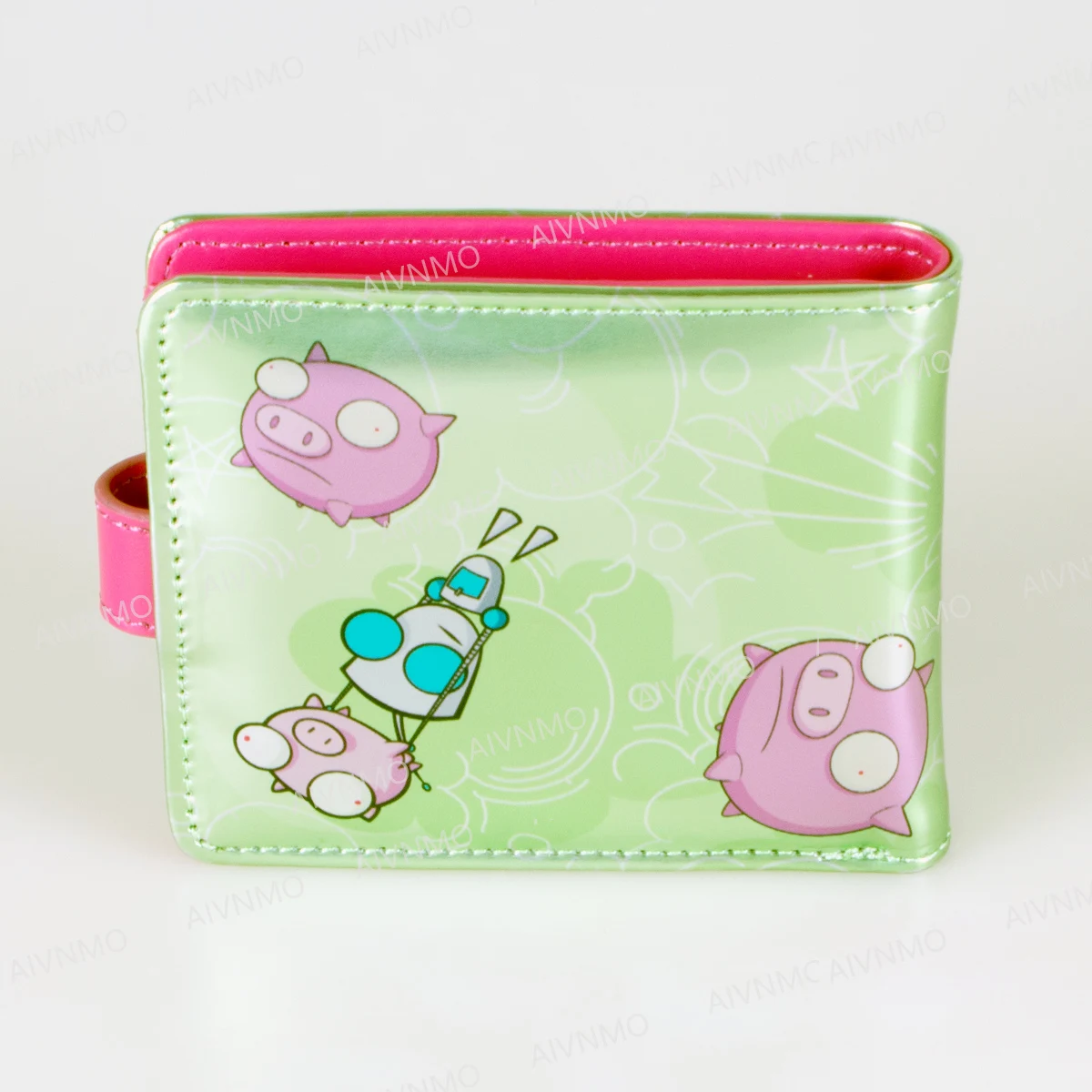 High-Quality Cute Anime Bifold Wallet Fashion Personalized Card Holder ID Window