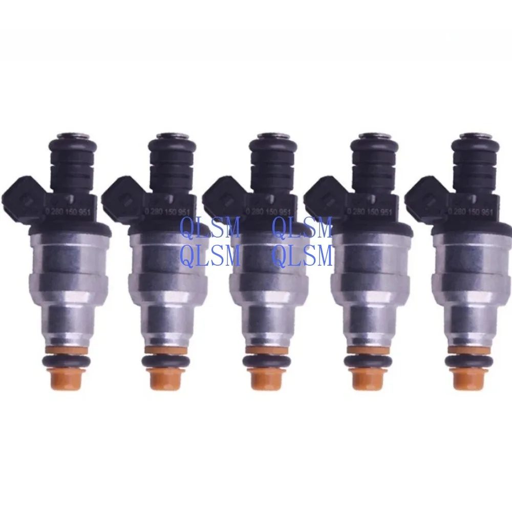

5Pcs FUEL INJECTOR FOR AUDI QUATTRO ABY AAN 9296 S6 S4 S2 2.2 20V TURBO 0280150951 Premium Car Accessories