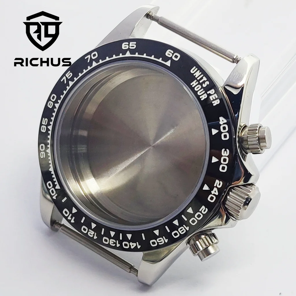 

Корпус для часов RICHUS 39 мм, серебристый, с минеральным стеклом, подходит для циферблата 29,5 мм, совместим с кварцевым механизмом VK63, аксессуары для часов