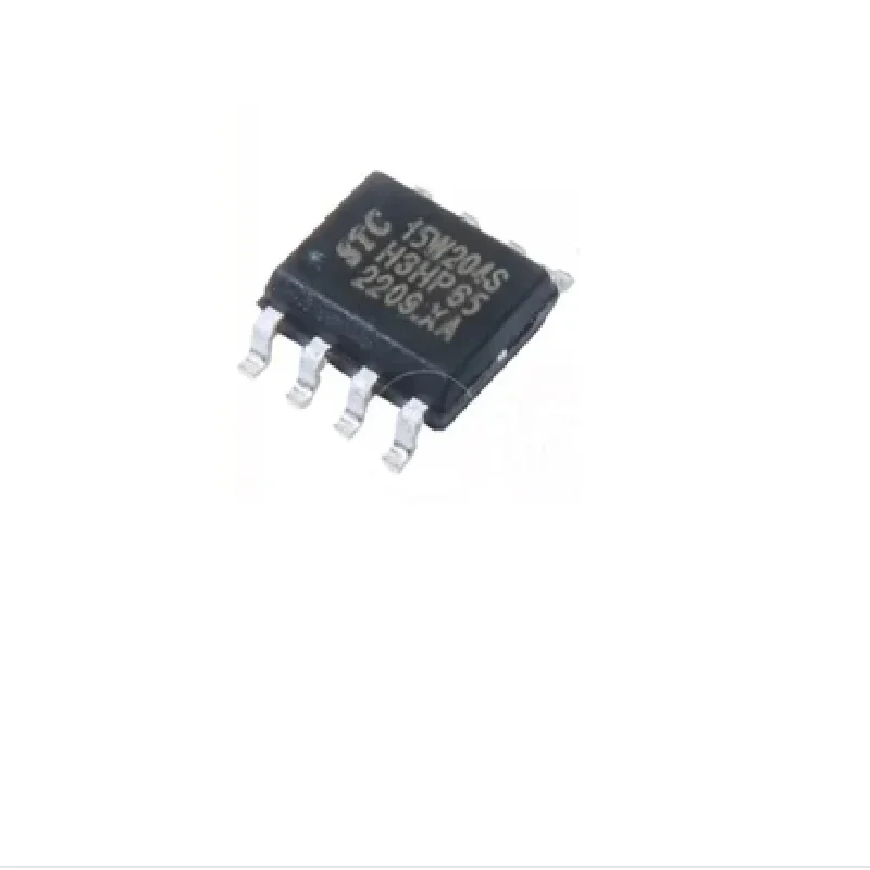 Microcontrolador MCU IC Controlador Chip, STC15W204S, STC15W204S-35I, STC 15W204S, SOP8, 1T, 8051, 15W204S-35I-SOP8, 5pcs