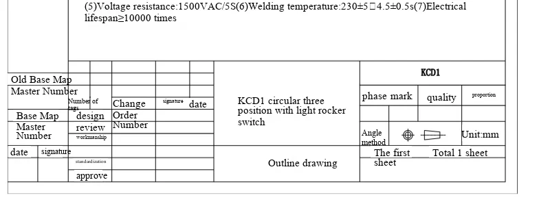 Packung mit 5 Stück 20-mm-runden Schalterknöpfen, 4/3/2-polig, zweistellig/dreistellig, KCD1-Schalter für kleine Elektroboote mit Leuchtfunktion. – Detail 6