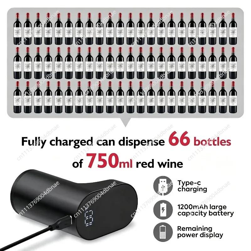 Digital Wine Aerator Pourer Hot Beverage Dispenser Redsack Wine Dispenser for Reds Perfect for Home Use
