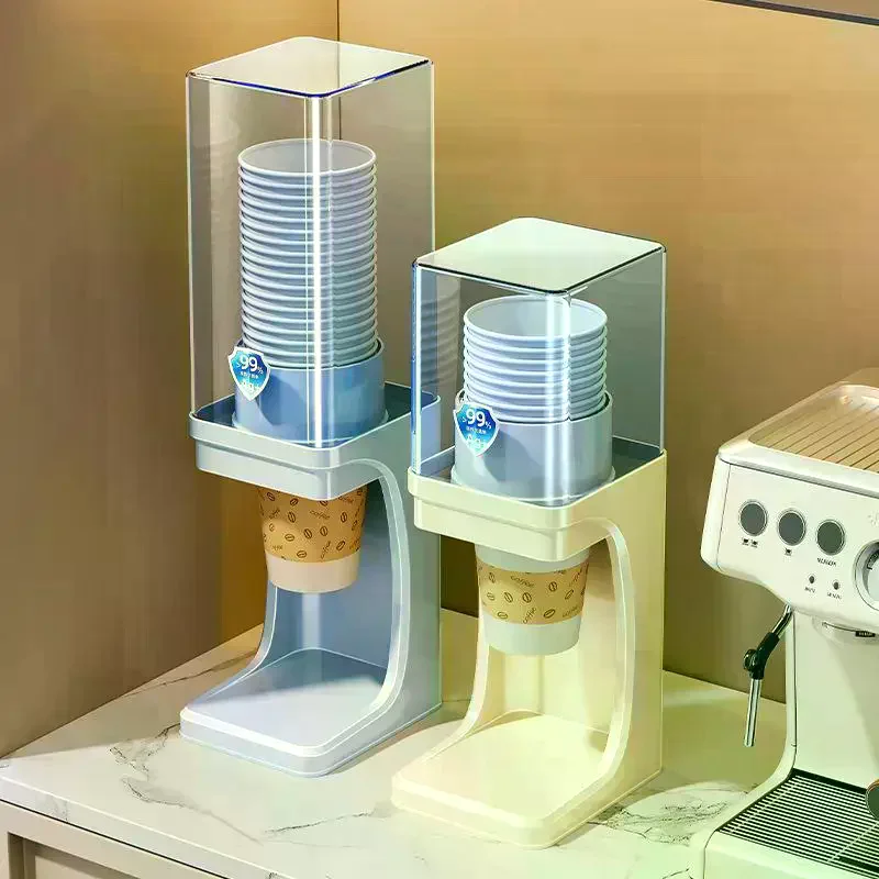 Disposable Cup Storage Rack, Luxury Paper Cup Dispenser Suitable For Disposable Paper Cup Counter Desktop Storage Rack