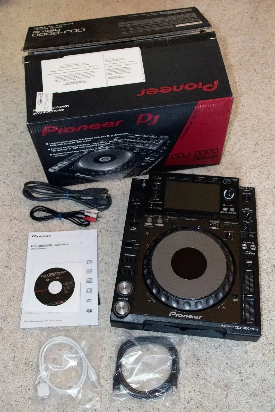 サマーセール 販売価格から割引 Pion-eer DJ セット 2x CDJ 2000 nexus2 nxs2 Nexus 2 1x DJM 2000 Nexus フルセット
