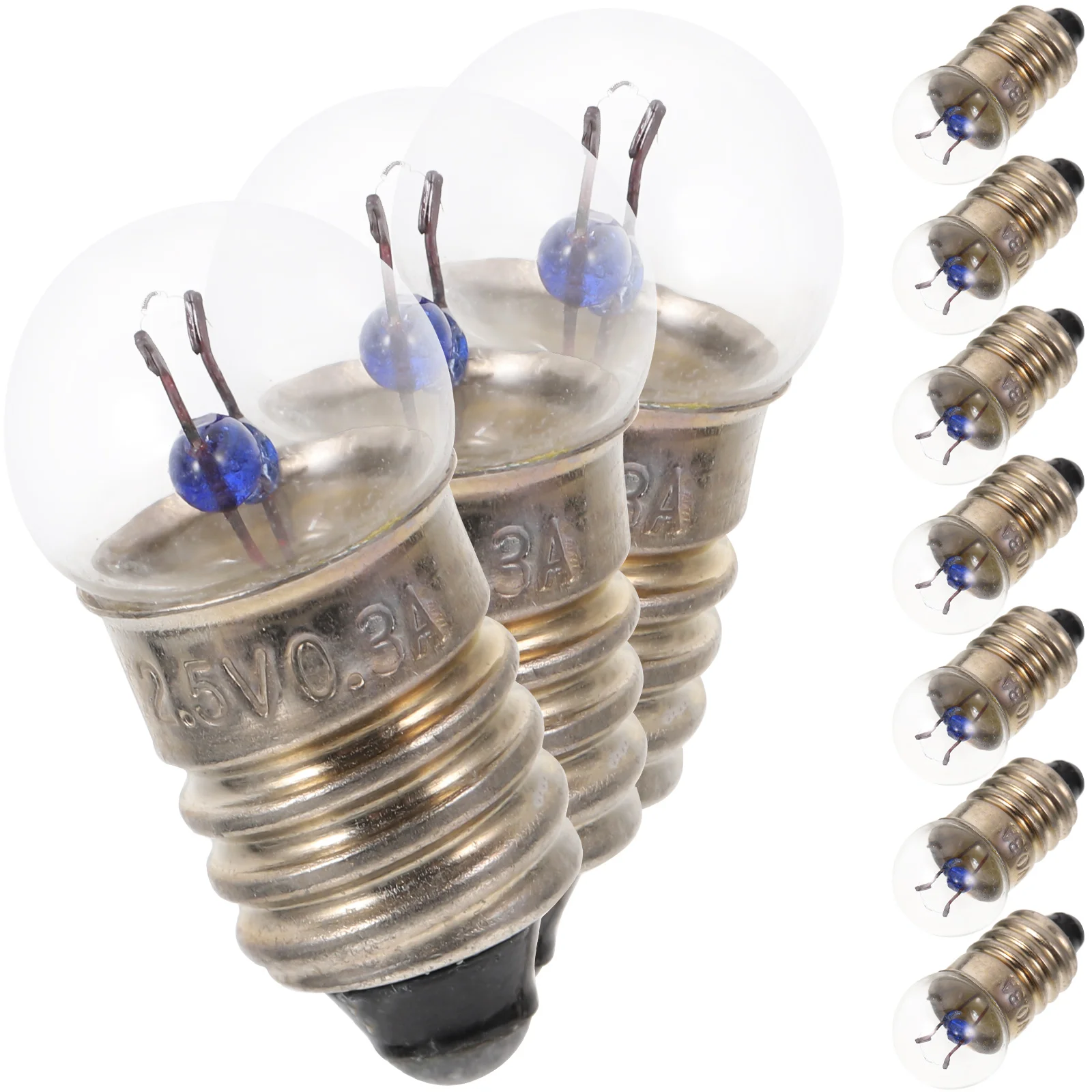 

10 Pcs Mini Small Bulbs Student Light for Physics Experiment Universal Kit