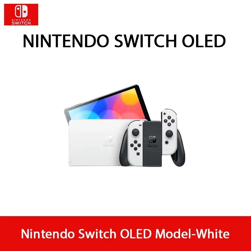 Nintendo Console Switch con schermo LED da 7 pollici, Joy-Con, modalità TV stabile, controller per videogiochi, audio, regolabile