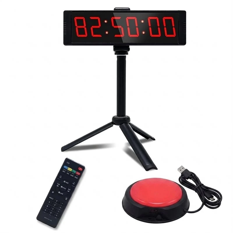 RABIT AS59~ Stopwatch With Start/Stop Button, LED Digital Timer With Remote, Countdown Clock With Buzzer, Gym Clock