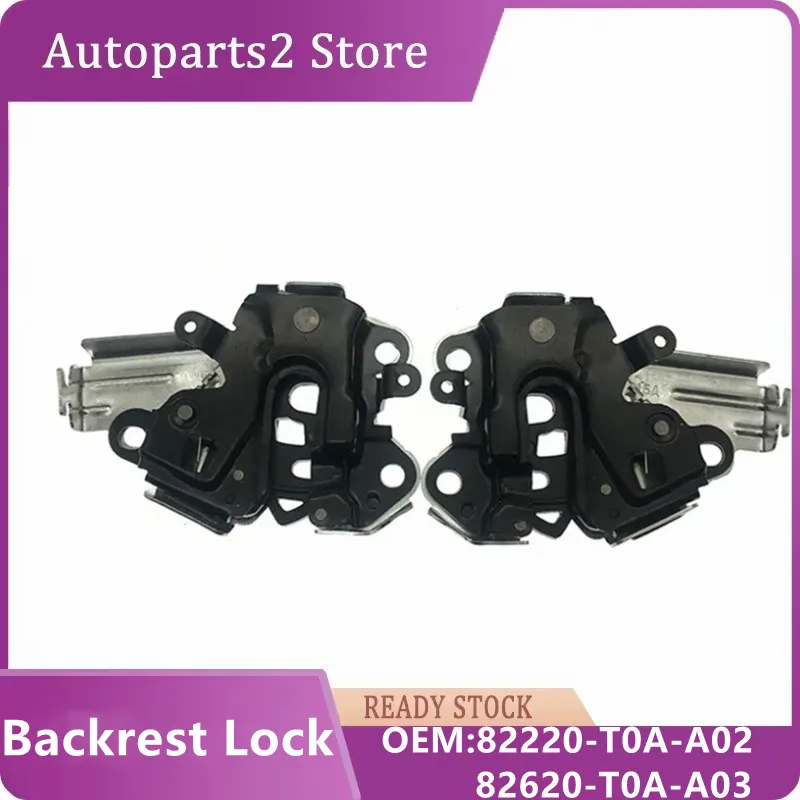 

82220-T0A-A02/82620-T0A-A03 Car Backrest Lock for 2012-2016 Honda CRV Rear Seat Lock Latch ABS Stainless Steel Wear Resistant